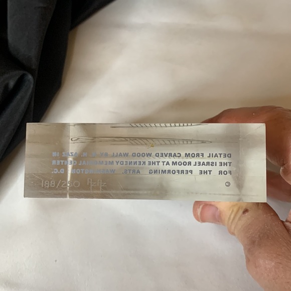 Signed Acrylic optical art by Israeli artist N. H. Azaz “OT Musical Instruments” - Picture 5 of 10